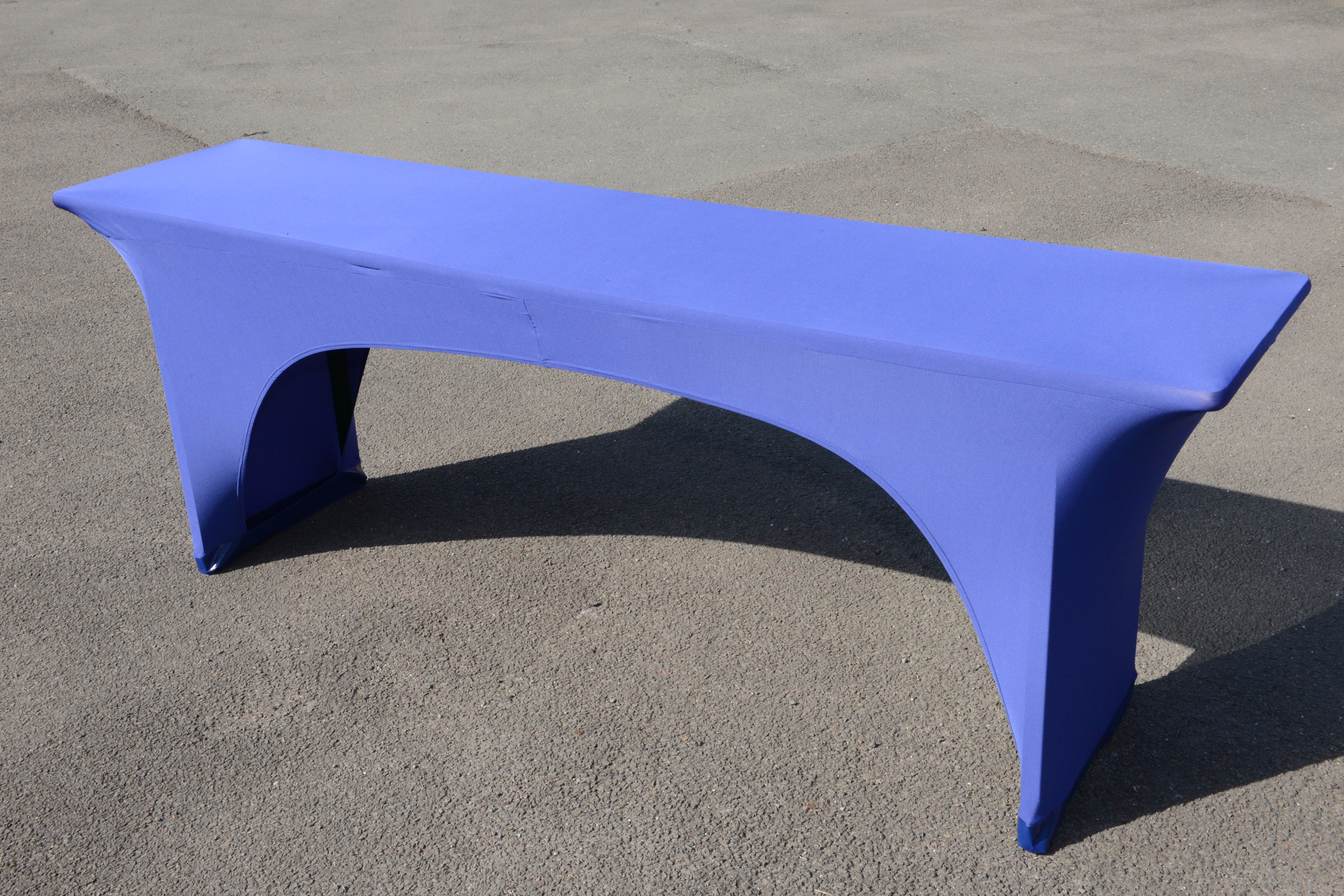 Stretchhusse Biertisch, blau ( 220x50 cm)