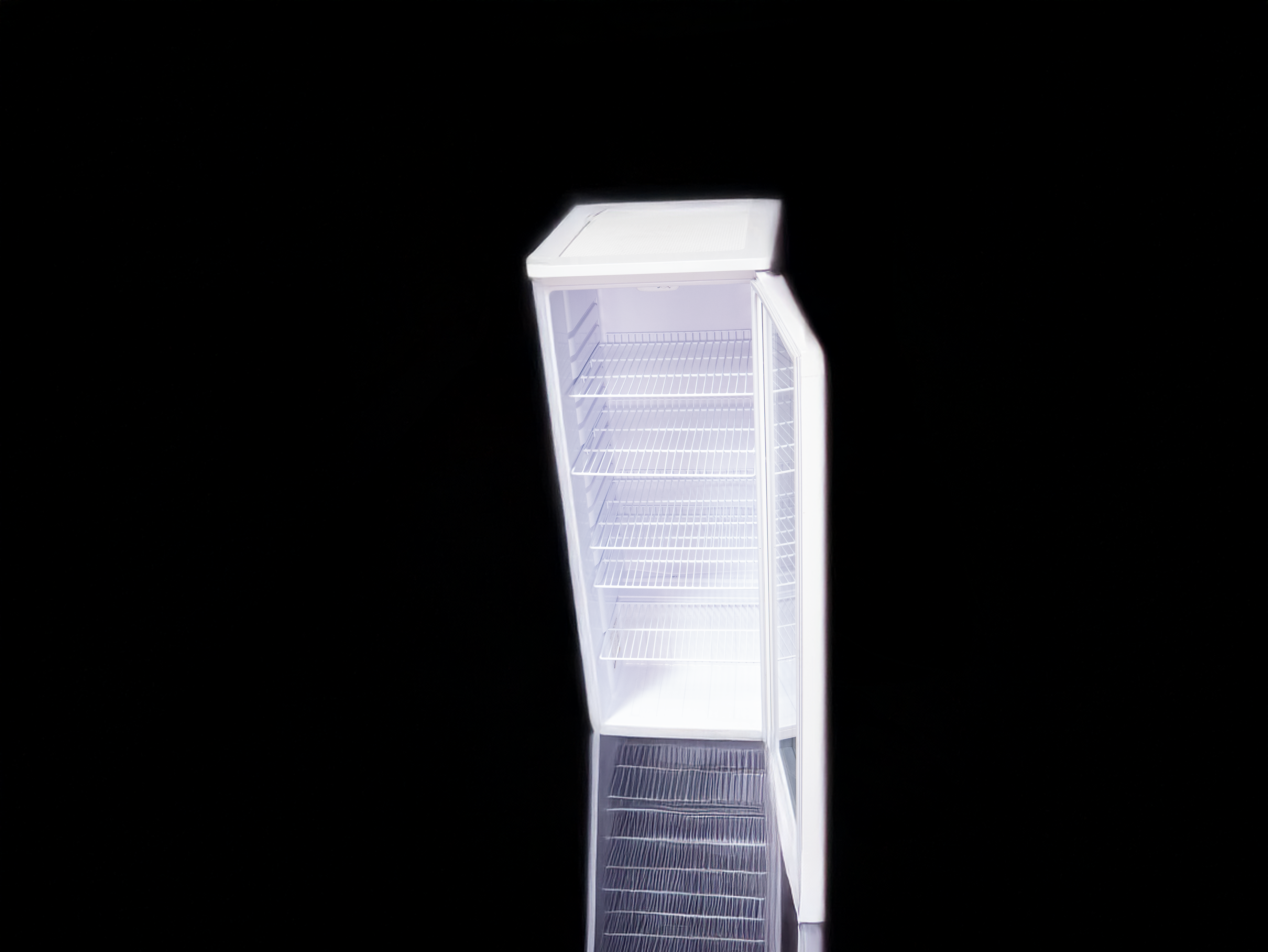 Flaschenkühlschrank 230l, Glastür ( Hülle )