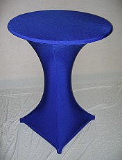 Stretchhusse blau für Stehtisch 80 cm Durchmesser ( ohne Topcover)