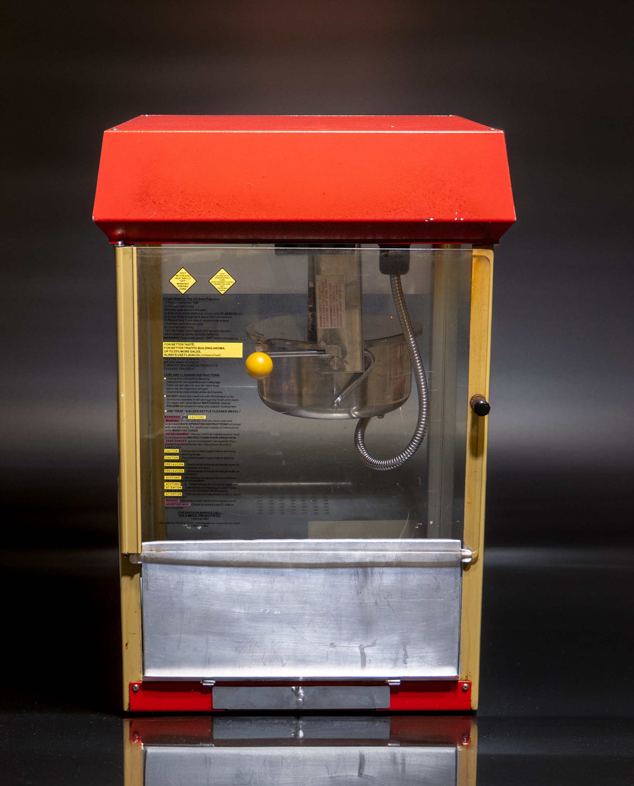 Popcornmaschine inkl. Material für 250 Port.