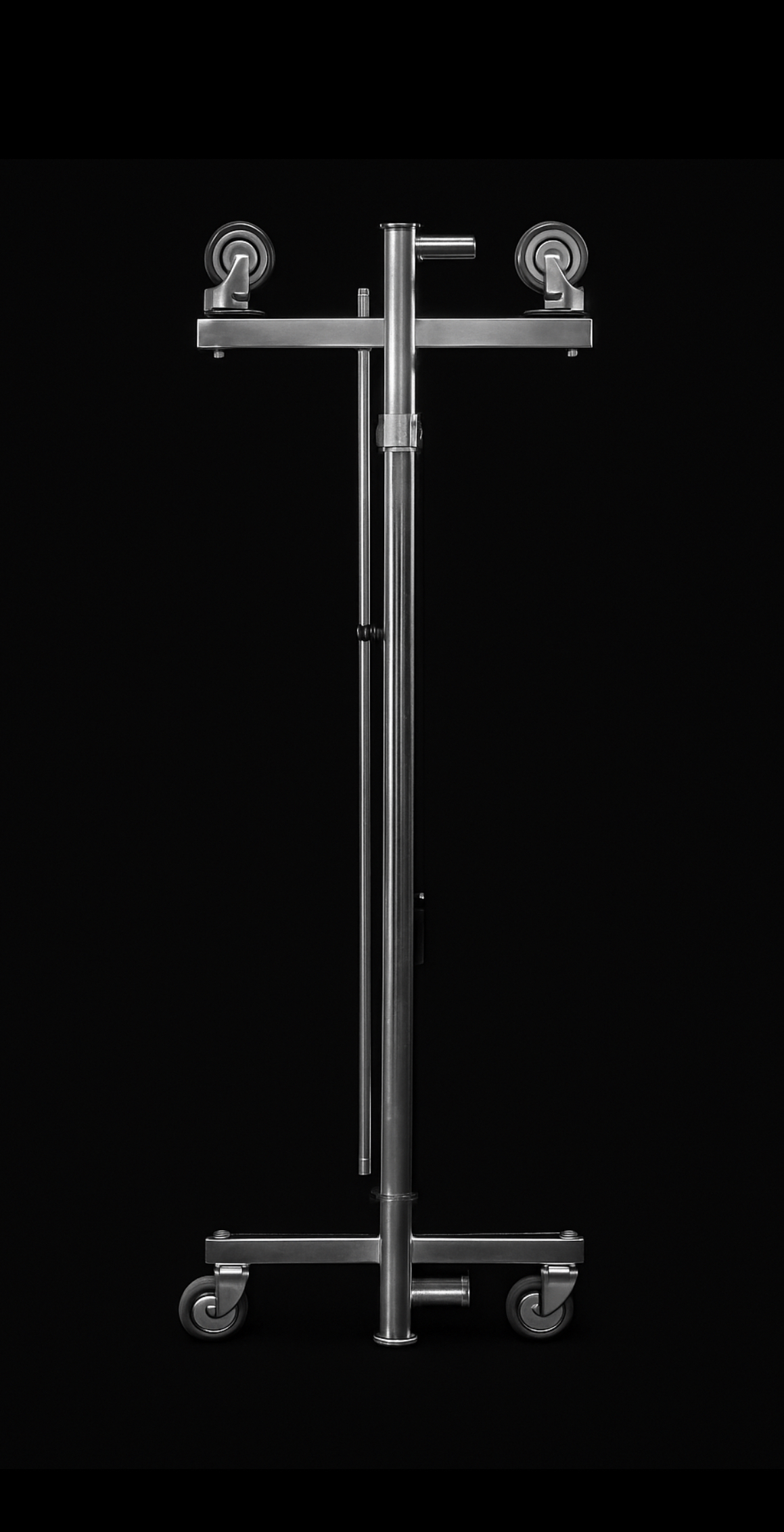 Garderobenständer mit 30 Bügeln ( Mit Rollen))