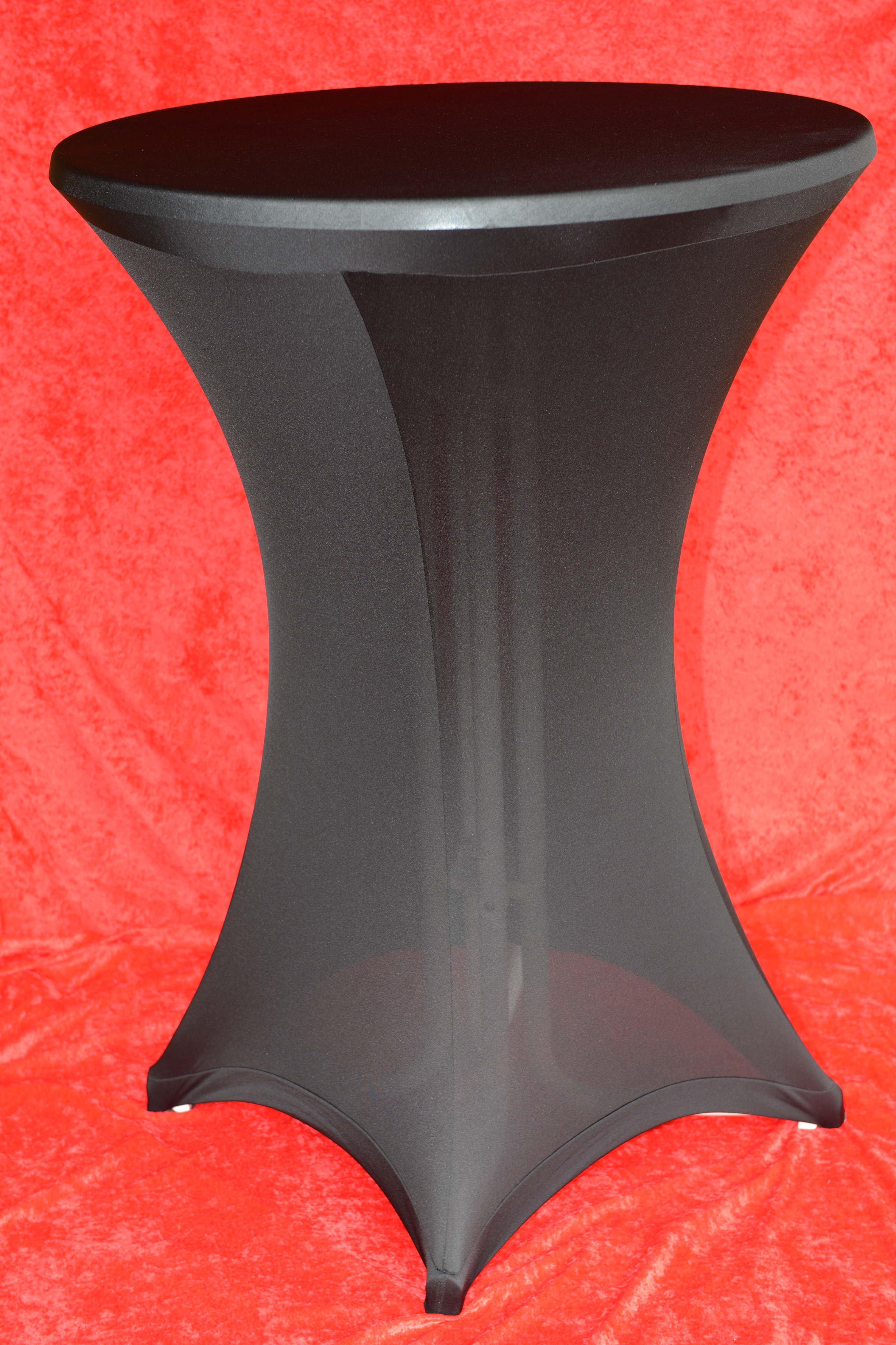 Stretchhusse schwarz, für Stehtische mit 80 cm Durchmesser ( ohne Topcover)