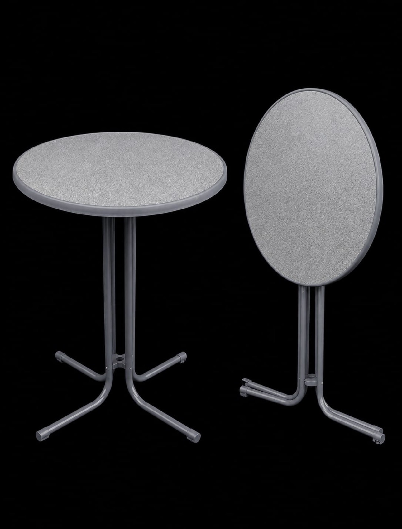 Stehtisch 80cm grau